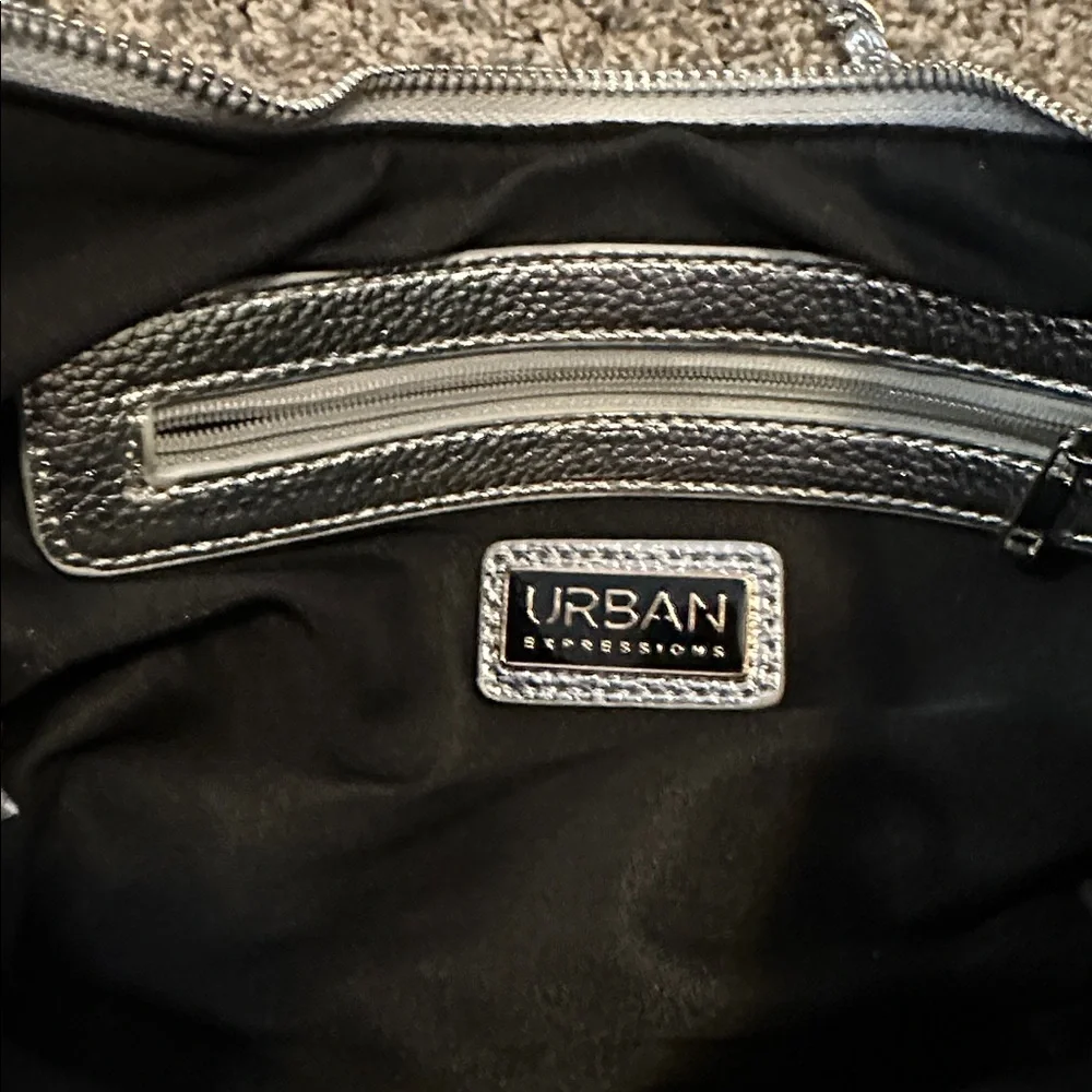 Urban Expressions Silver Chain Strap Women's Bag